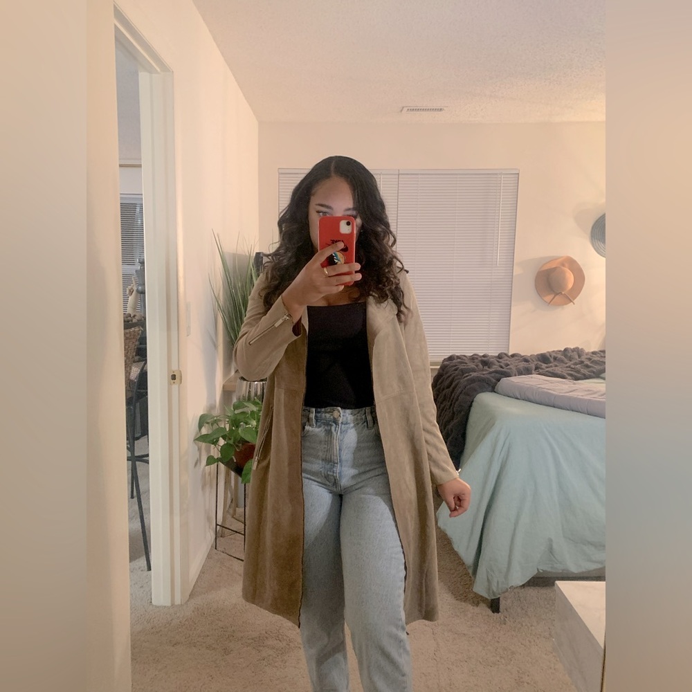 Tahari Open Front Duster Jacket